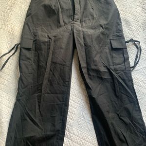 black cargo pants extra large